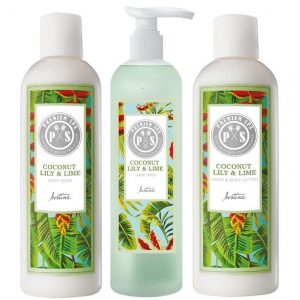 Spa Coconut Lily And Lime Body Wash, Hand Wash & Body Lotion